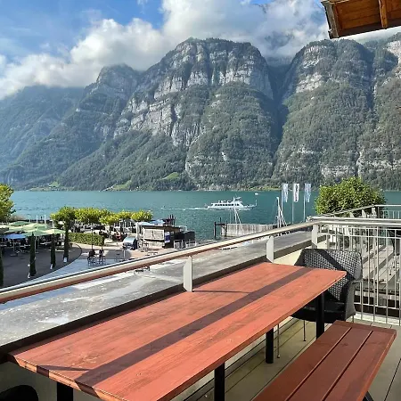 Daire Luxurioeses Galerie-penthouse Direkt Am Walensee Unterterzen