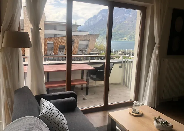 Luxurioeses Galerie-penthouse Direkt Am Walensee Appartement